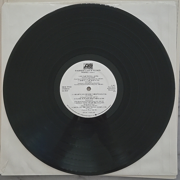Emerson Lake & Palmer ELP Works Volume 2 SD19147 Album LP Record Vinyl 1982 - Picture 6 of 7